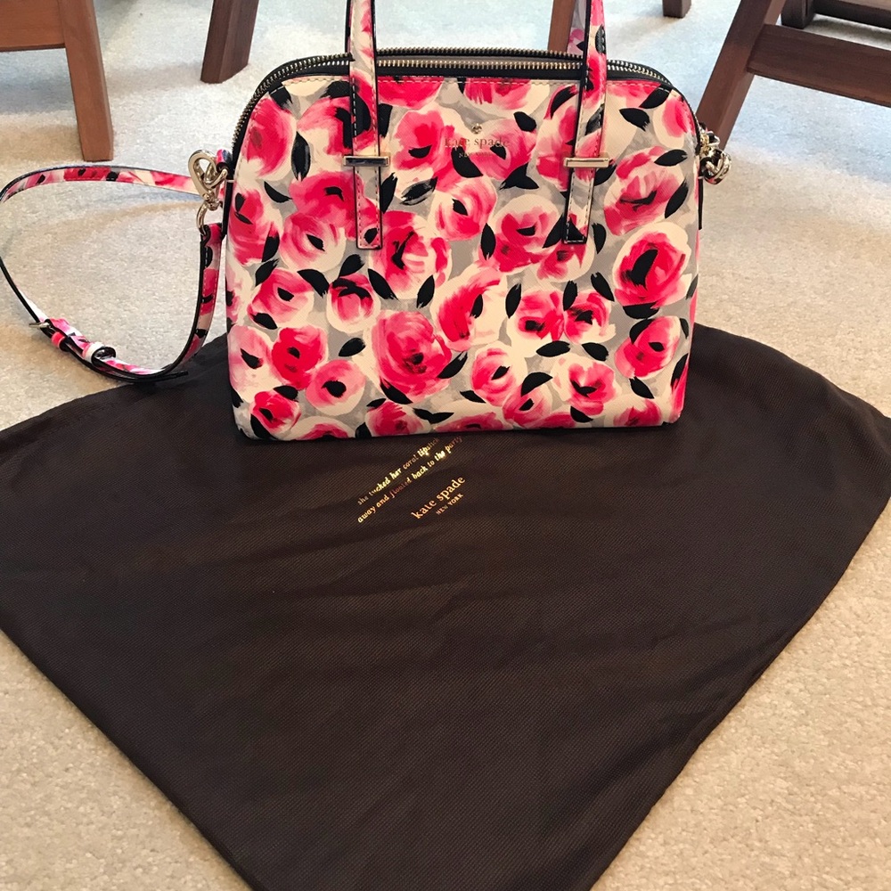 Kate spade flowery bag